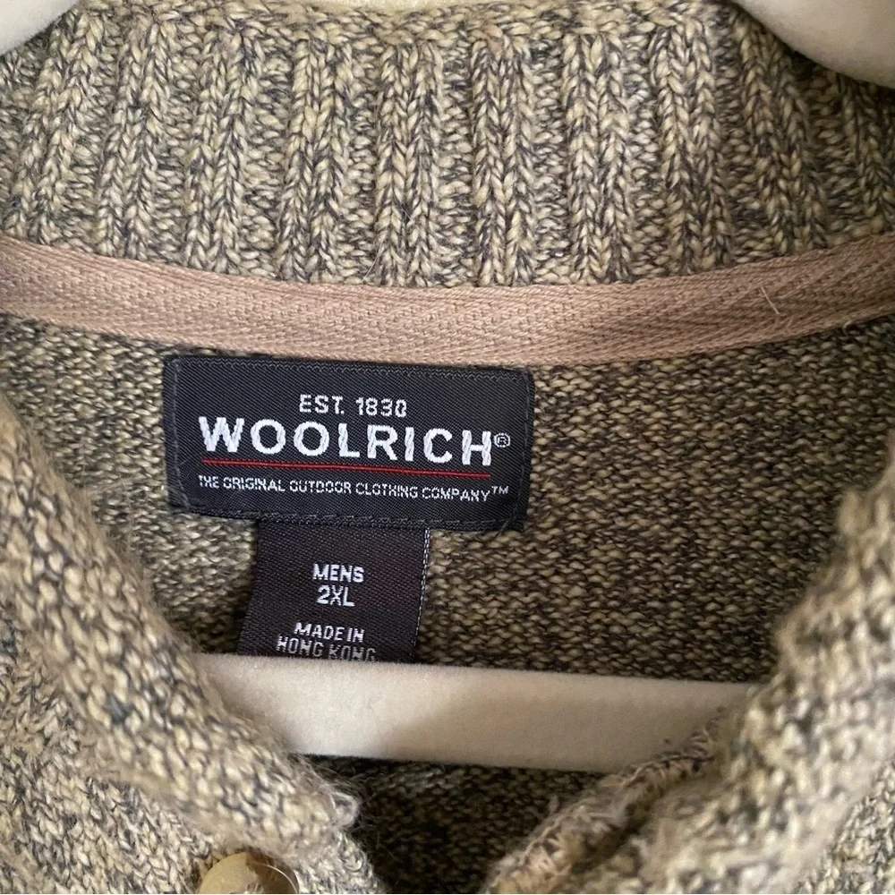 Woolrich Mens Khaki Sweater